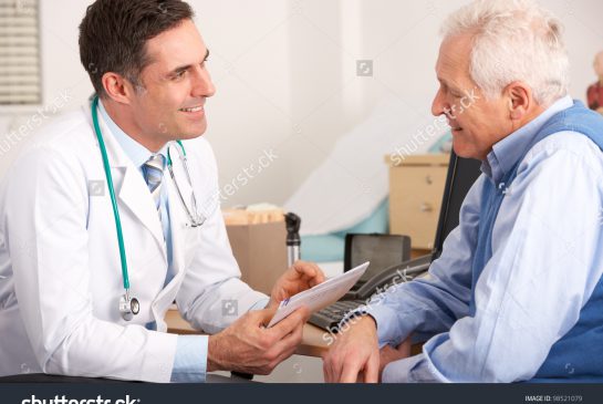 Image of stock-photo-american-doctor-talking-to-senior-man-in-surgery-98521079