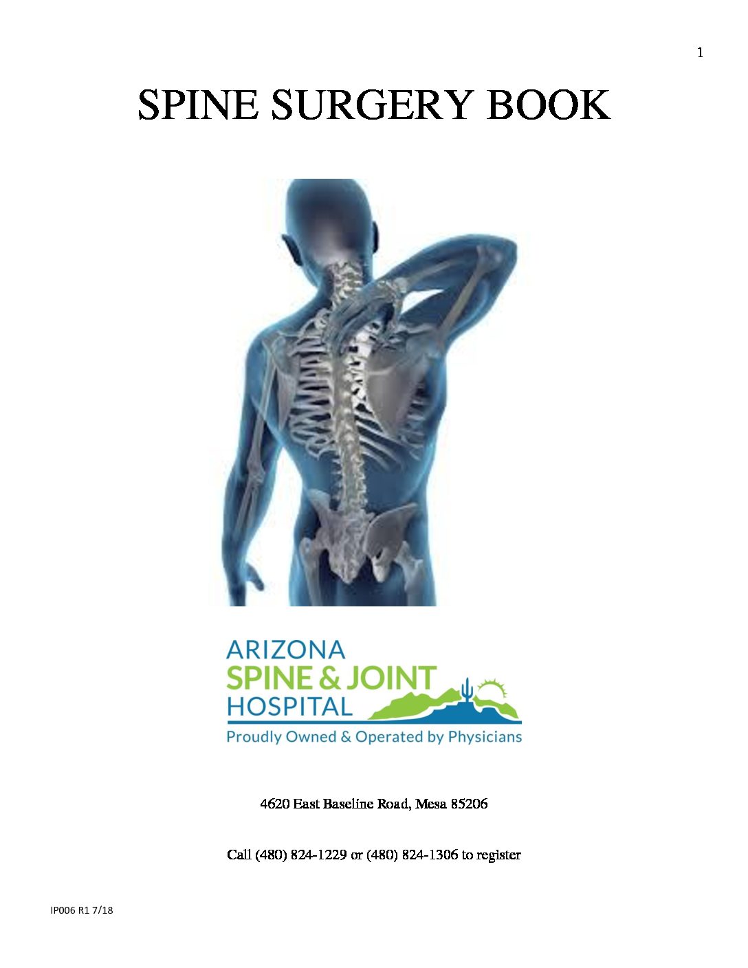 Image of Spine Surgery Book – IP006 R1